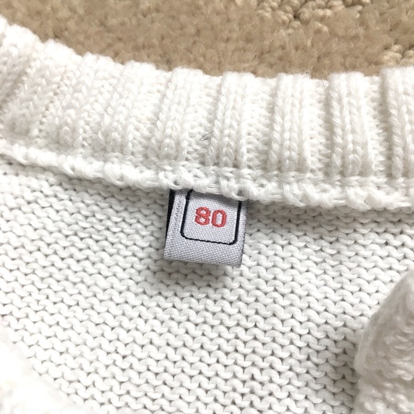 Knitted Baby Onesie With Buttons - Picture 5 of 10